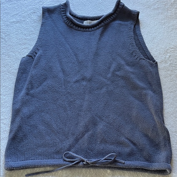 Petite Sophisticate Sweaters - Sleeveless Knit Top